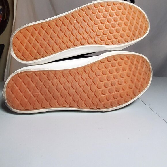 Vans Off The Wall Blue Suede High Tops Sz 7.5Mens 9Womens - Picture 14 of 16